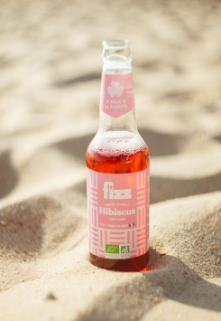 Boisson pétillante infusée Fizz Cerise Hibiscus Bio et Équitable
