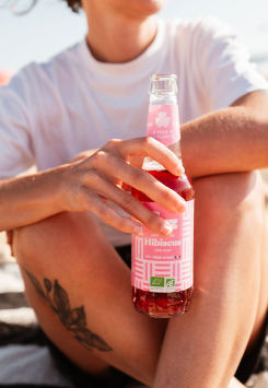 Boisson pétillante infusée Fizz Cerise Hibiscus Bio et Équitable