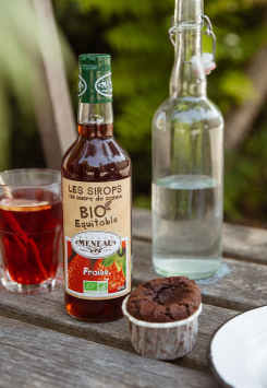 Sirop Fraise Bio | 93% d'ingrédients issus du commerce équitable