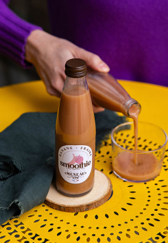 Smoothie Banane Fraise Bio et Artisanal