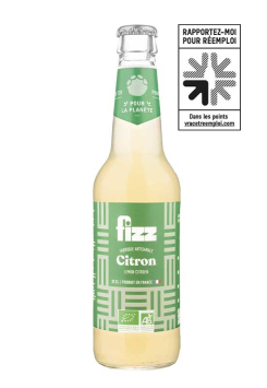 Boisson pétillante Citron Bio Fizz