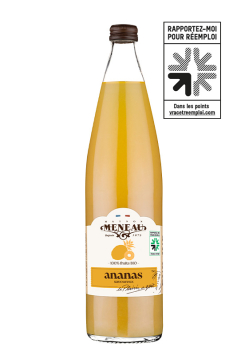 Pur Jus d'Ananas Bio - Labellisé, contrôlé et certifié