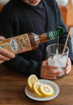 Sirop de Citron Bio Équitable - Sirop Artisanal en 50cl, 1L et 3L
