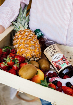 Sirop Cranberry Framboise Bio et Équitable