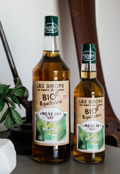 Sirop de Menthe Bio Équitable - Menthe Verte Bio Sans Colorant