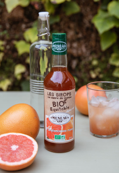 Sirop de Pamplemousse Rose Bio Équitable certifié fair fo life