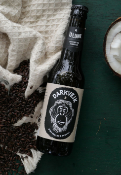 Bière Bio Locale et Artisanale Stout Coco Darkveik Lalune