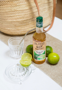 Sirop de Citron Vert Bio et Équitable, certifié fair for life