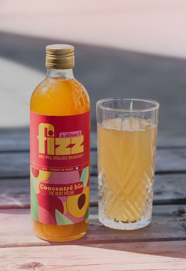 CONCENTRÉ THÉ VERT PÊCHE BIO ÉQUITABLE À DILUER