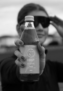 Boisson énergisante Bio boost - Maté Cassis Citron Vert