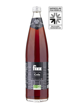 Boisson pétillante Cola Bio sans sucres - FIZZ