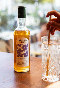Sirop de Violette Bio et Équitable, certifié fair fo life