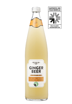 Ginger Beer Bio - Bière au Gingembre Naturelle pour vos Cocktails