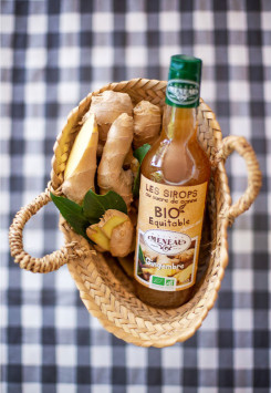 Sirop de Gingembre Bio et Équitablev, certifié fair for life