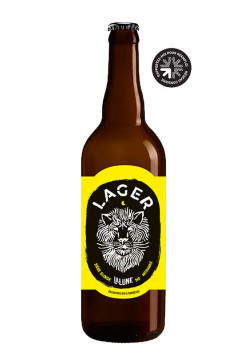 Bière Blonde BIO Locale et Artisanale Lager Lalune