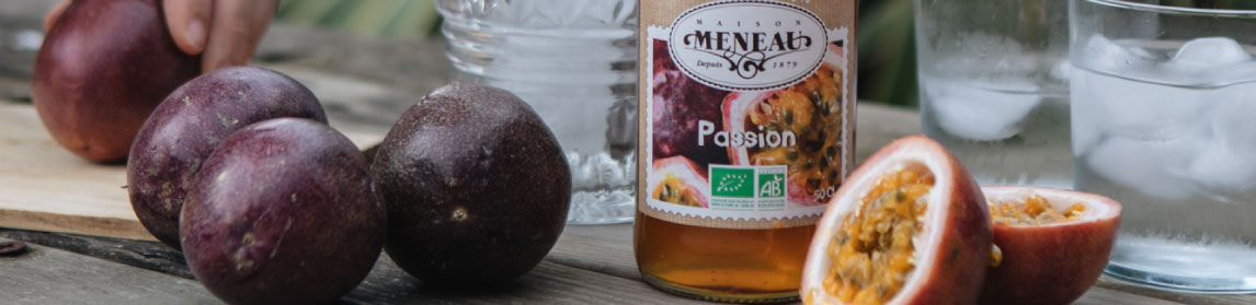 SIROP DE FRUIT DE LA PASSION BIO EQUITABLE Meneau
